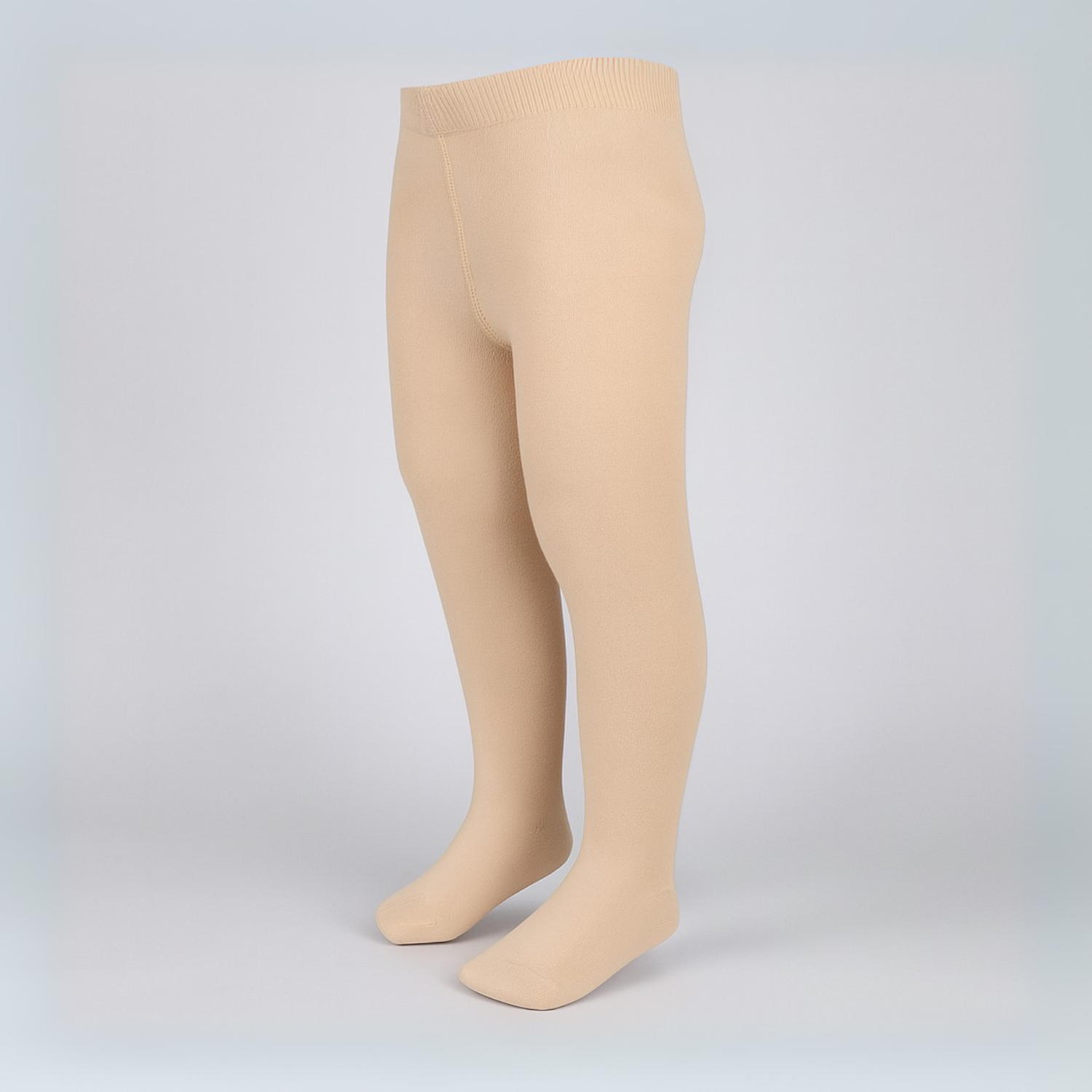 Smile Baby Girls' Full-Length Cotton Tights – Skin | Soft & Stretchable | Ages 1–14 Years