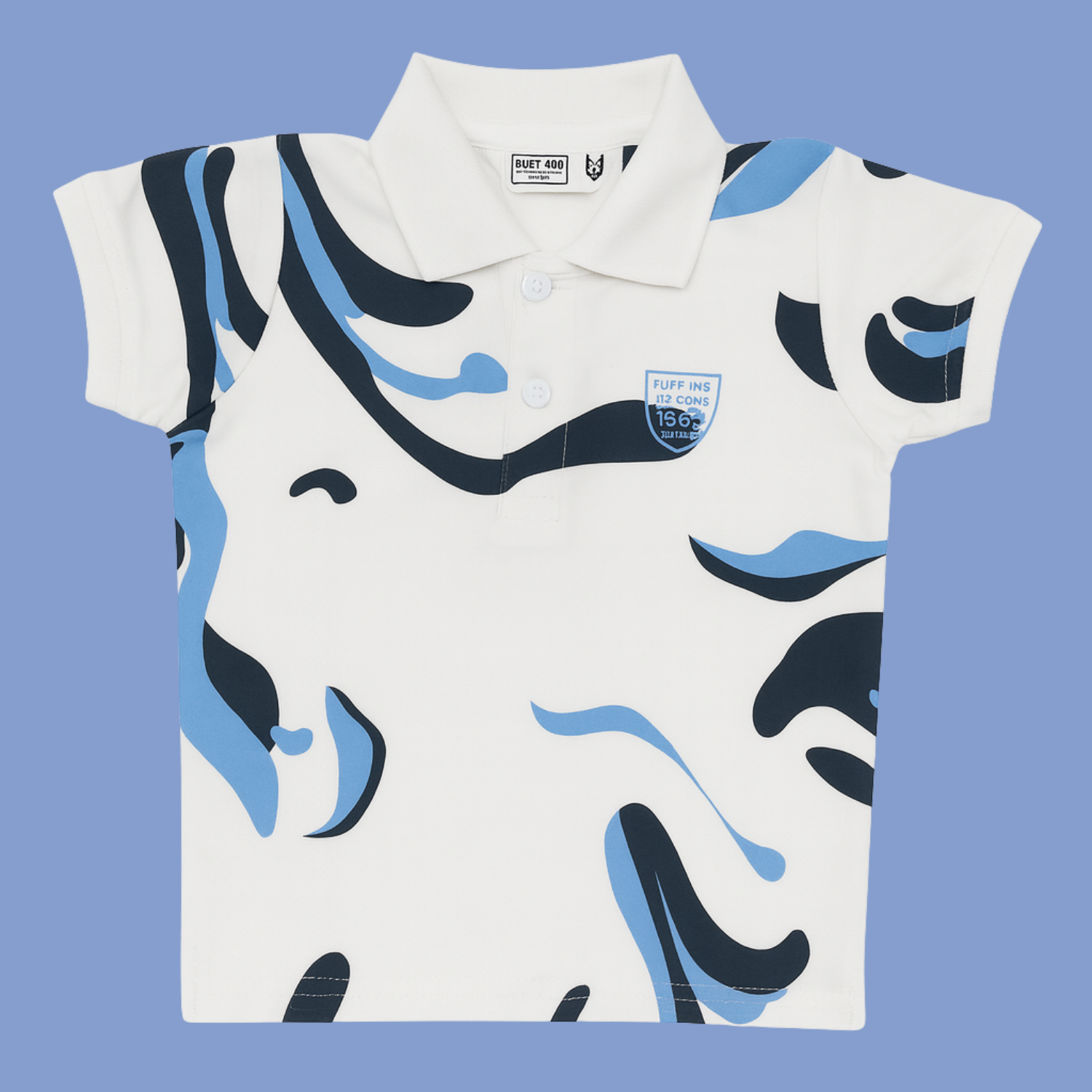 Ruff Jns Boys’ Printed Polo T-Shirt – Stylish Casual Wear (Age 2–14 Years)