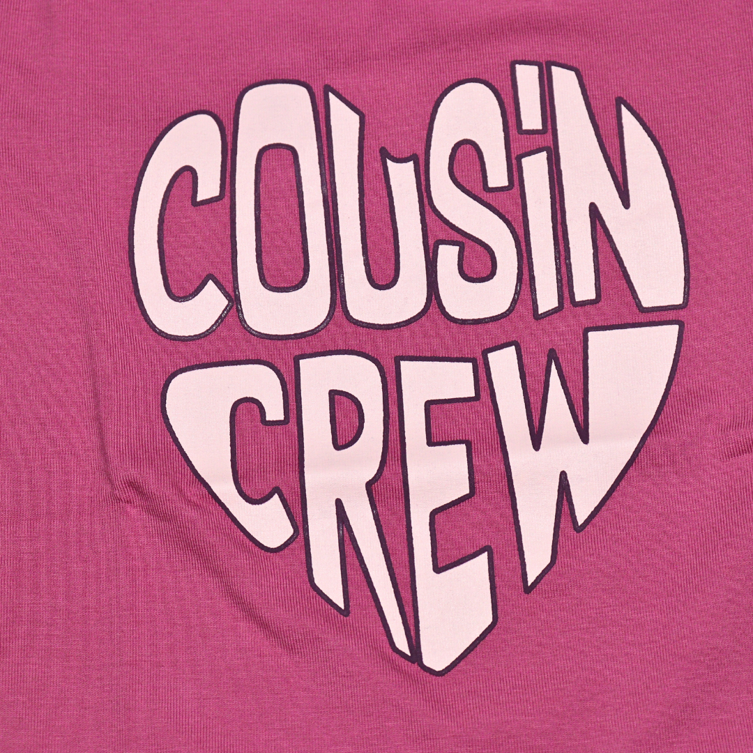 OLLYPOP TOP FOR GIRLS Sinker Knit Half Sleeves , Text Printed With Round Neck T-Shirt & top- Navy Blue and rose color