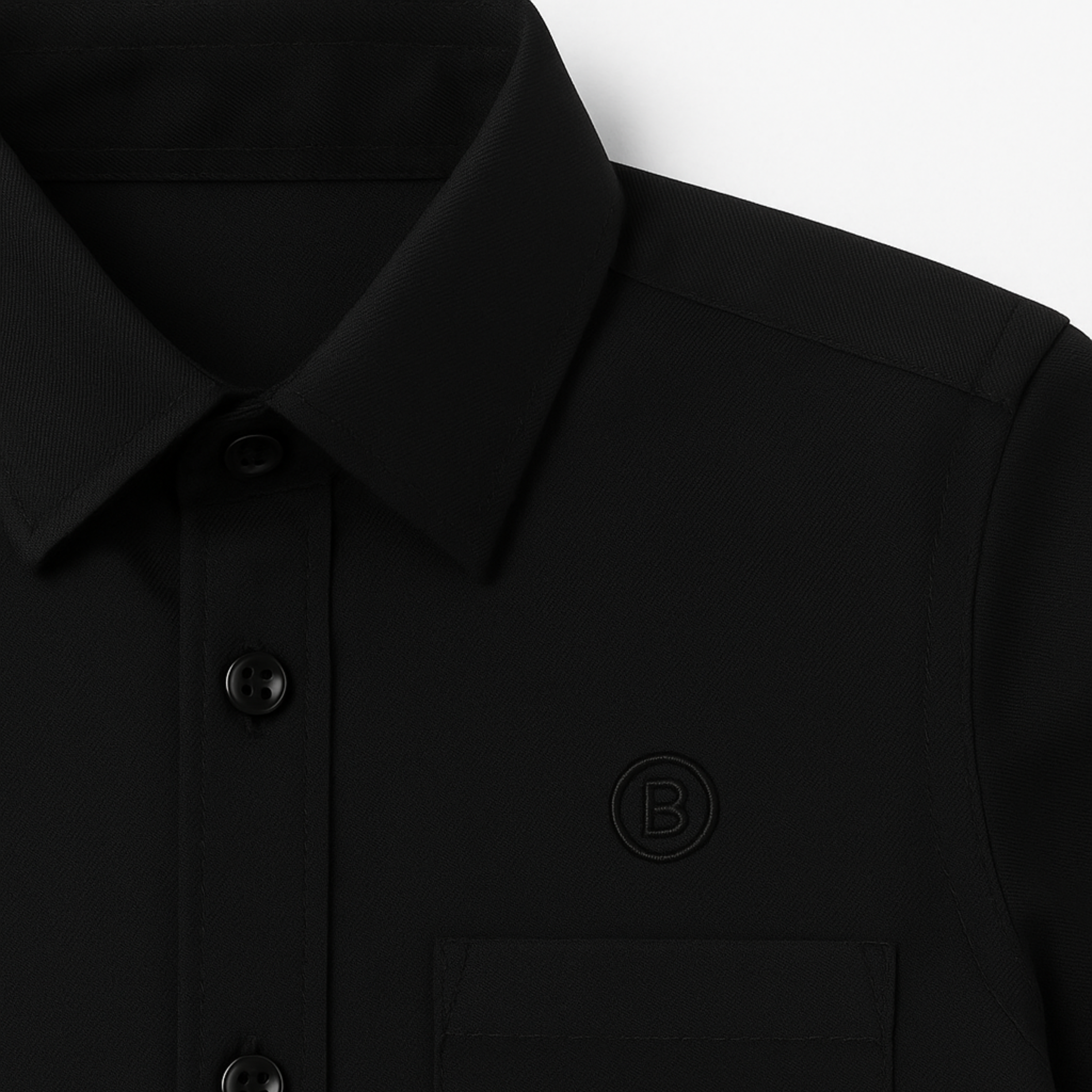 BLAZO Boys’ Black Formal Shirt – Premium Party & Casual Wear (Age 1–10 Years)