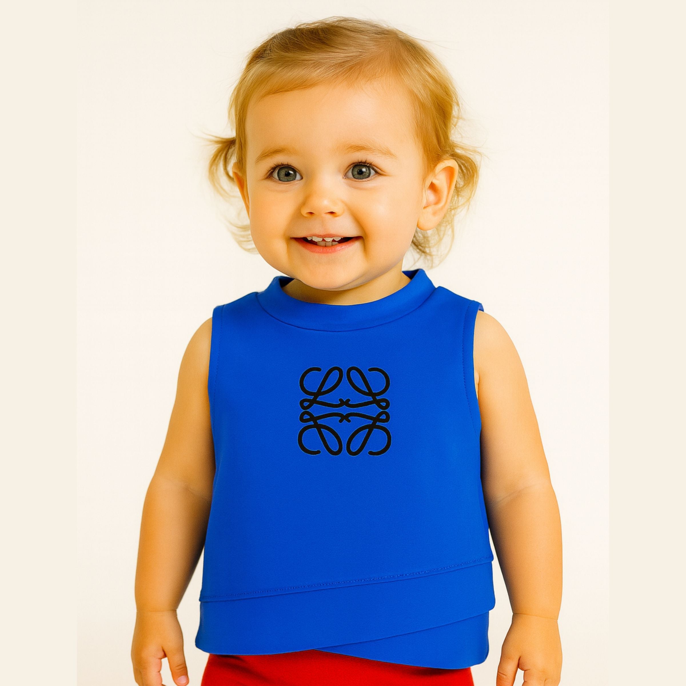 Reverse X-Treme Sleeveless Crop Top for Girls | Ages 18 Months – 12 Years | Stylish Casual Wear