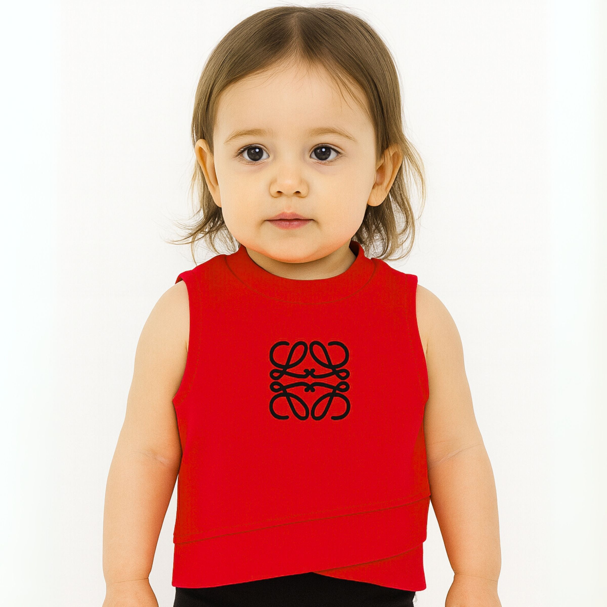 Reverse X-Treme Sleeveless Crop Top for Girls | Ages 18 Months – 12 Years | Stylish Casual Wear