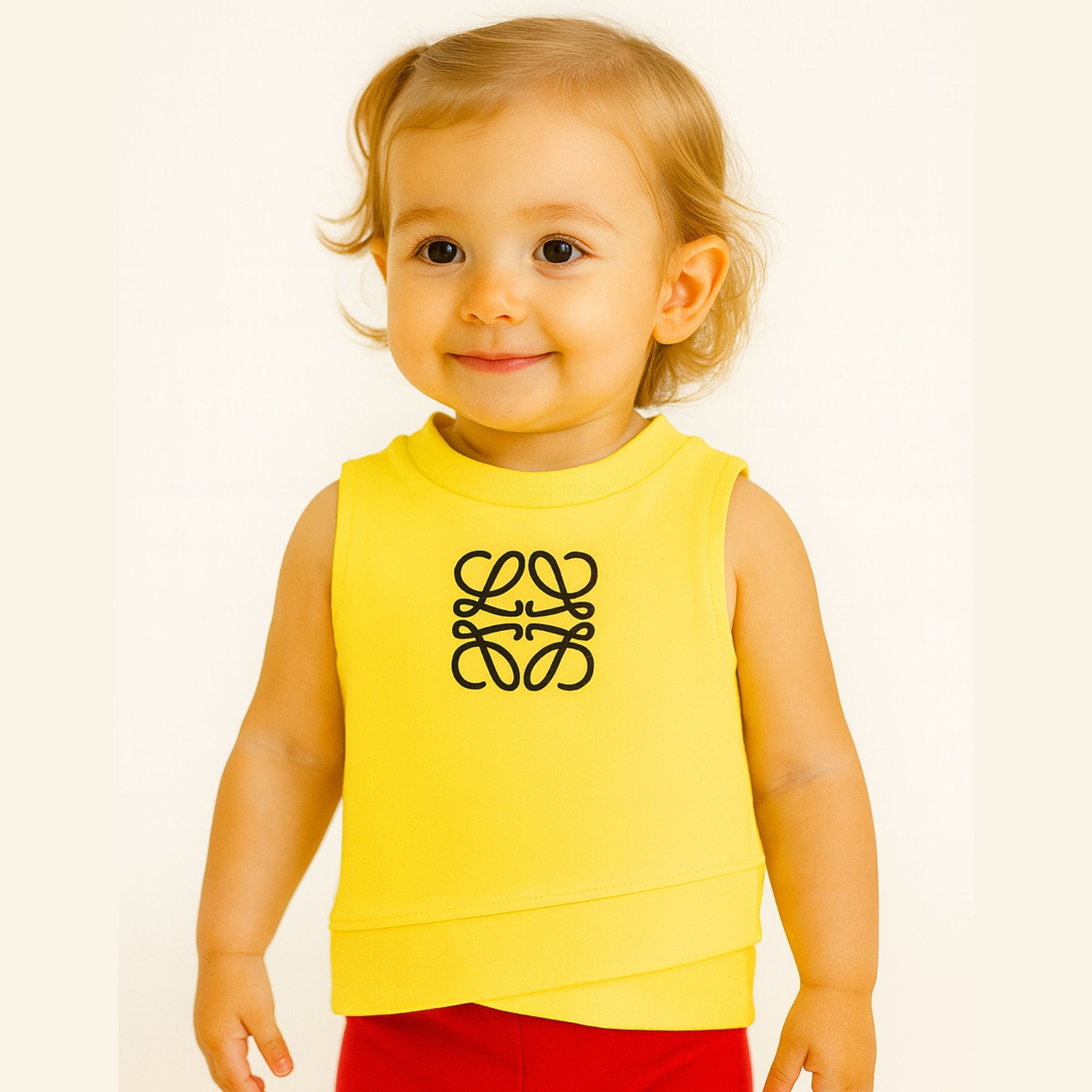 Reverse X-Treme Sleeveless Crop Top for Girls | Ages 18 Months – 12 Years | Stylish Casual Wear