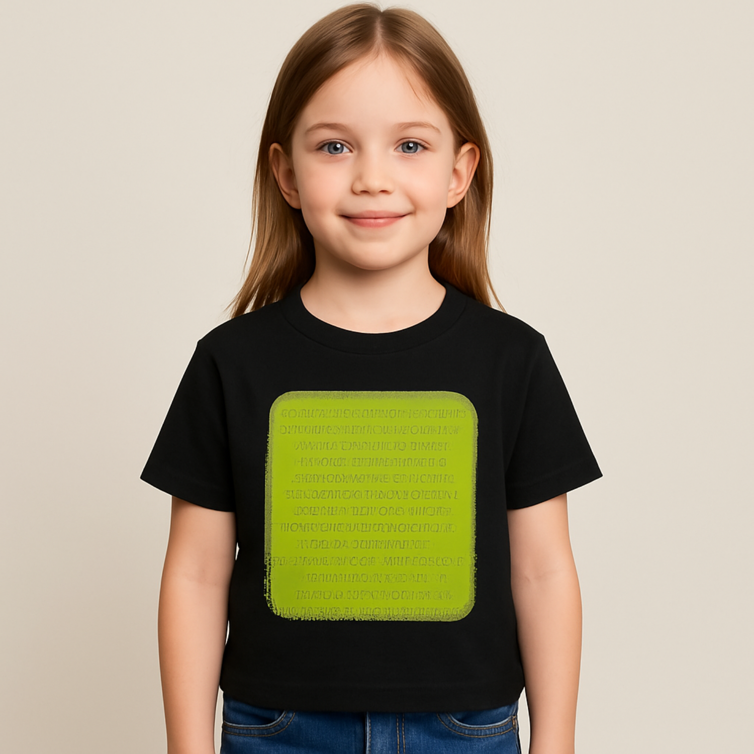 Reverse Xtreme Girls' Glitter Patch T-Shirt (4–12 Years) – Hot Pink, Black