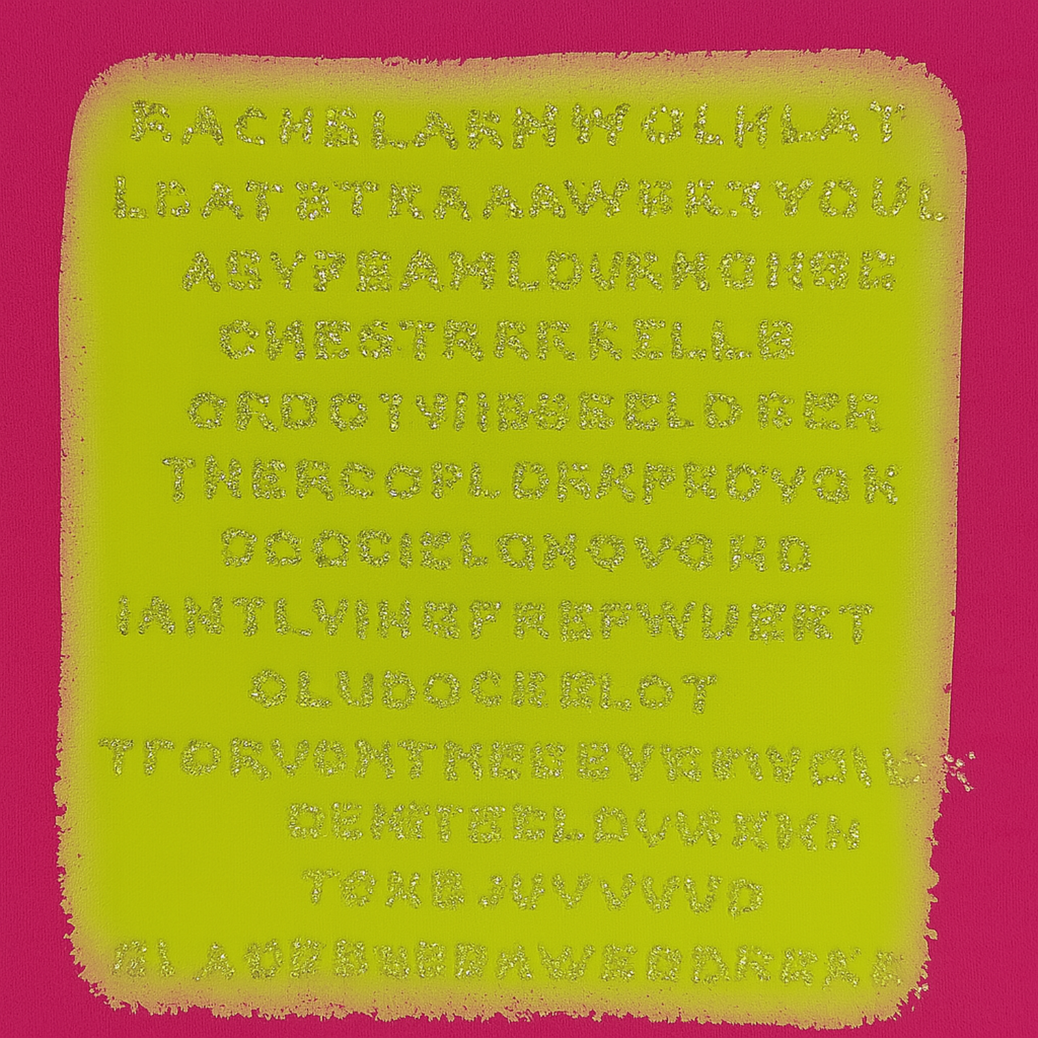 Reverse Xtreme Girls' Glitter Patch T-Shirt (4–12 Years) – Hot Pink, Black