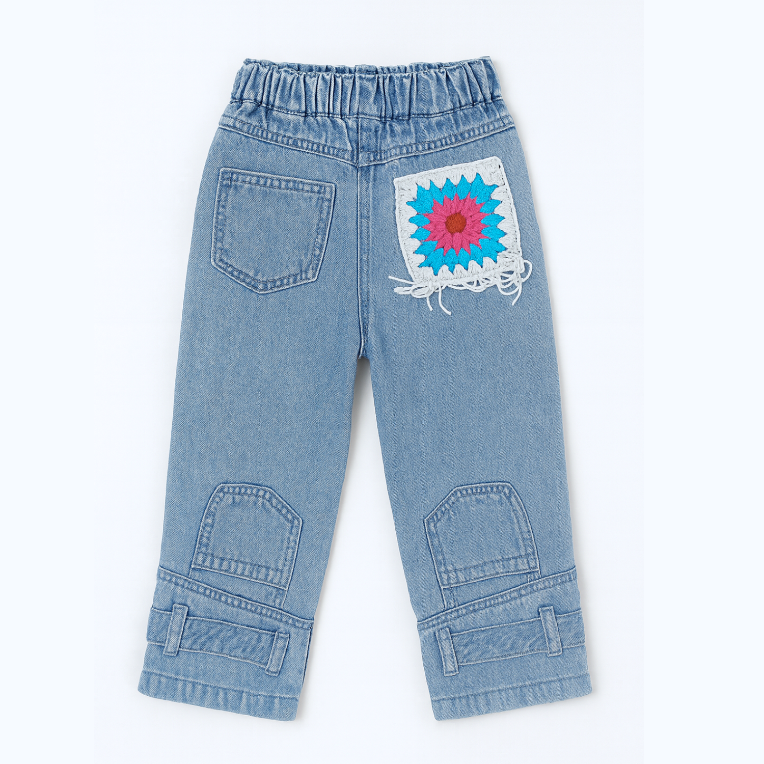 REVERSE X-TREME Girls’ Ice Color Denim Jeans – Ages 1 to 12 Years
