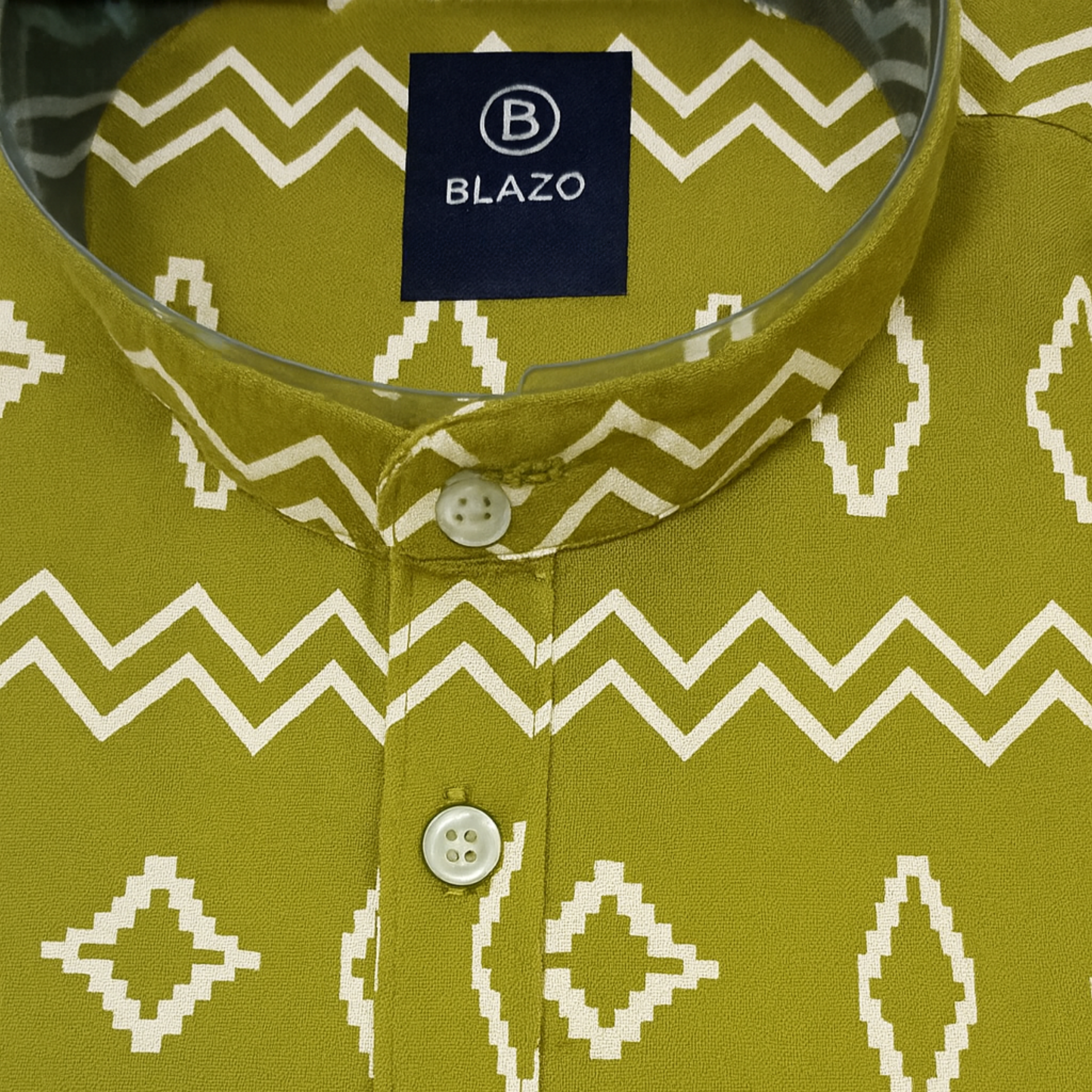 BLAZO Boys Ethnic Printed Kurta Shirt | Ages 1-10 Years | Casual & Festive Wear