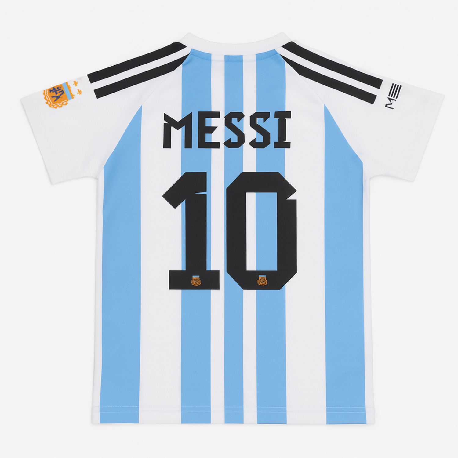 Red Sound Messi Argentina Jersey for Kids (Age 5–12 Years) – Iconic Football T-Shirt