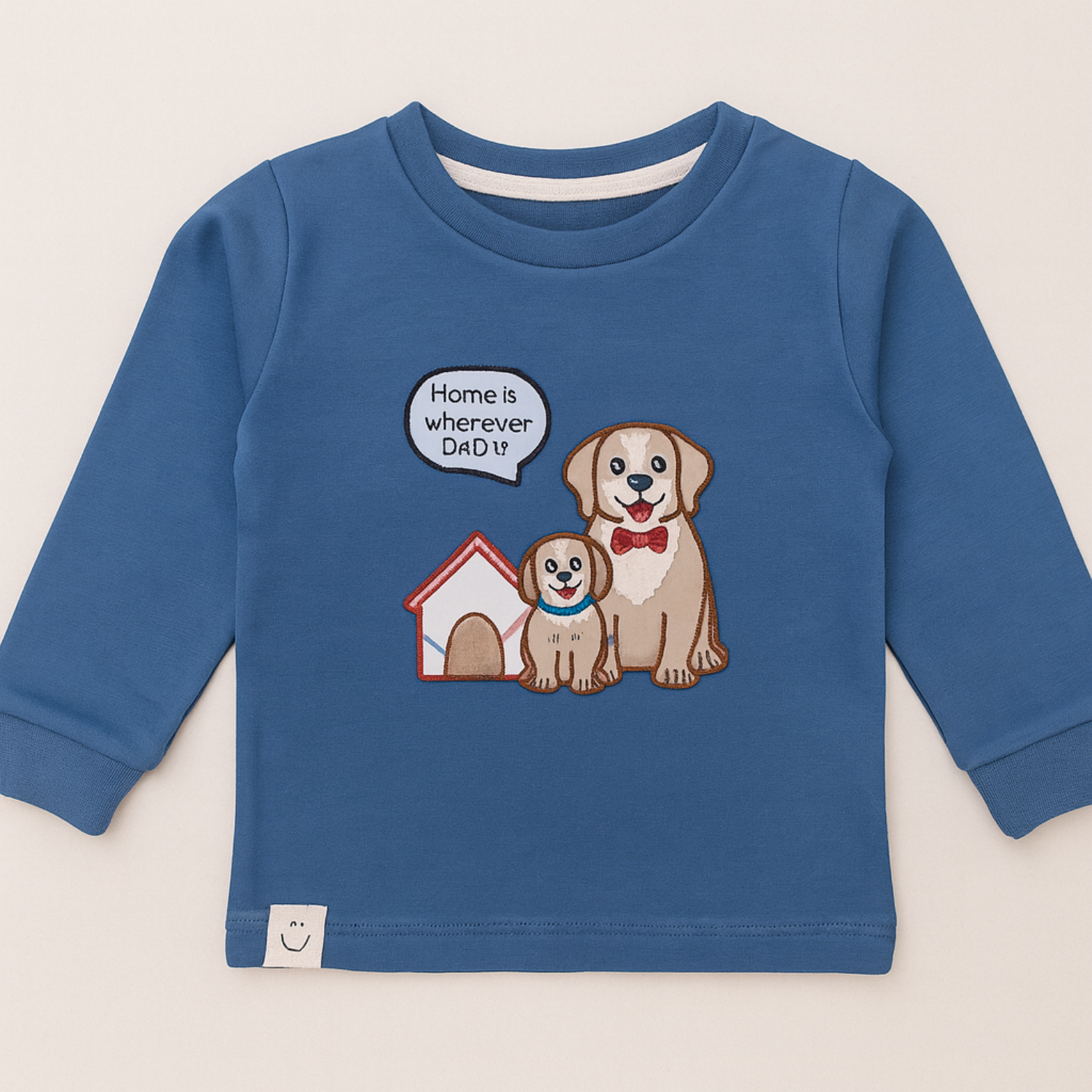 OLLYPOP “Home is Wherever” Full Sleeve Cotton Tee – 0–4Y
