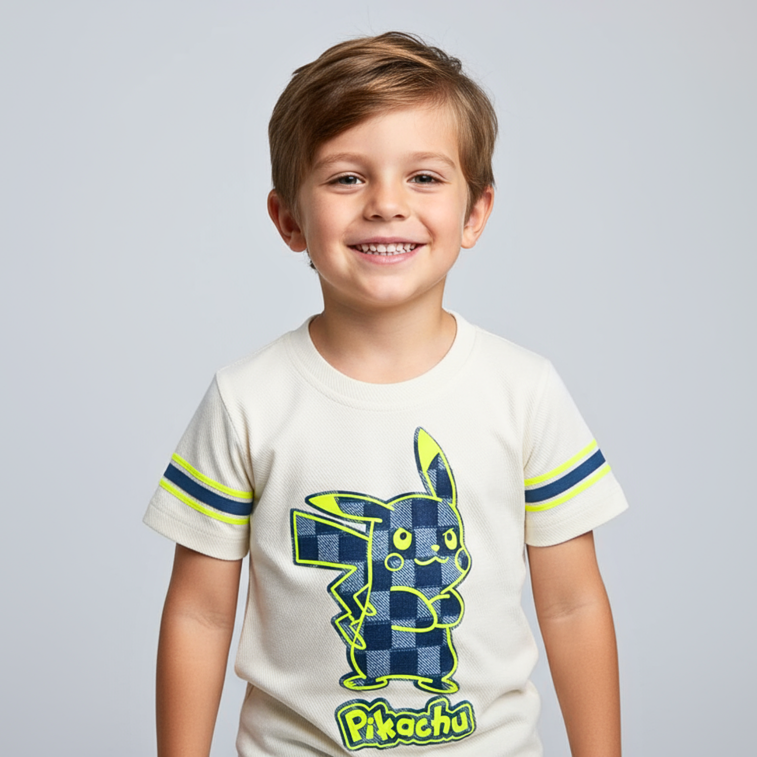SKETCH Pokémon Pikachu Printed Cotton T-Shirt for Boys (18 Months–12 Years)