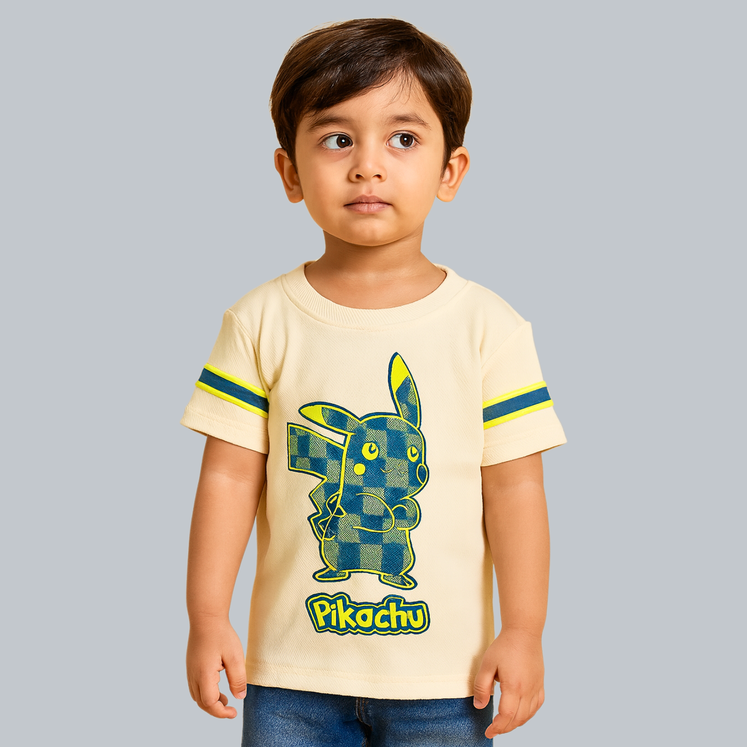 SKETCH Pokémon Pikachu Printed Cotton T-Shirt for Boys (18 Months–12 Years)