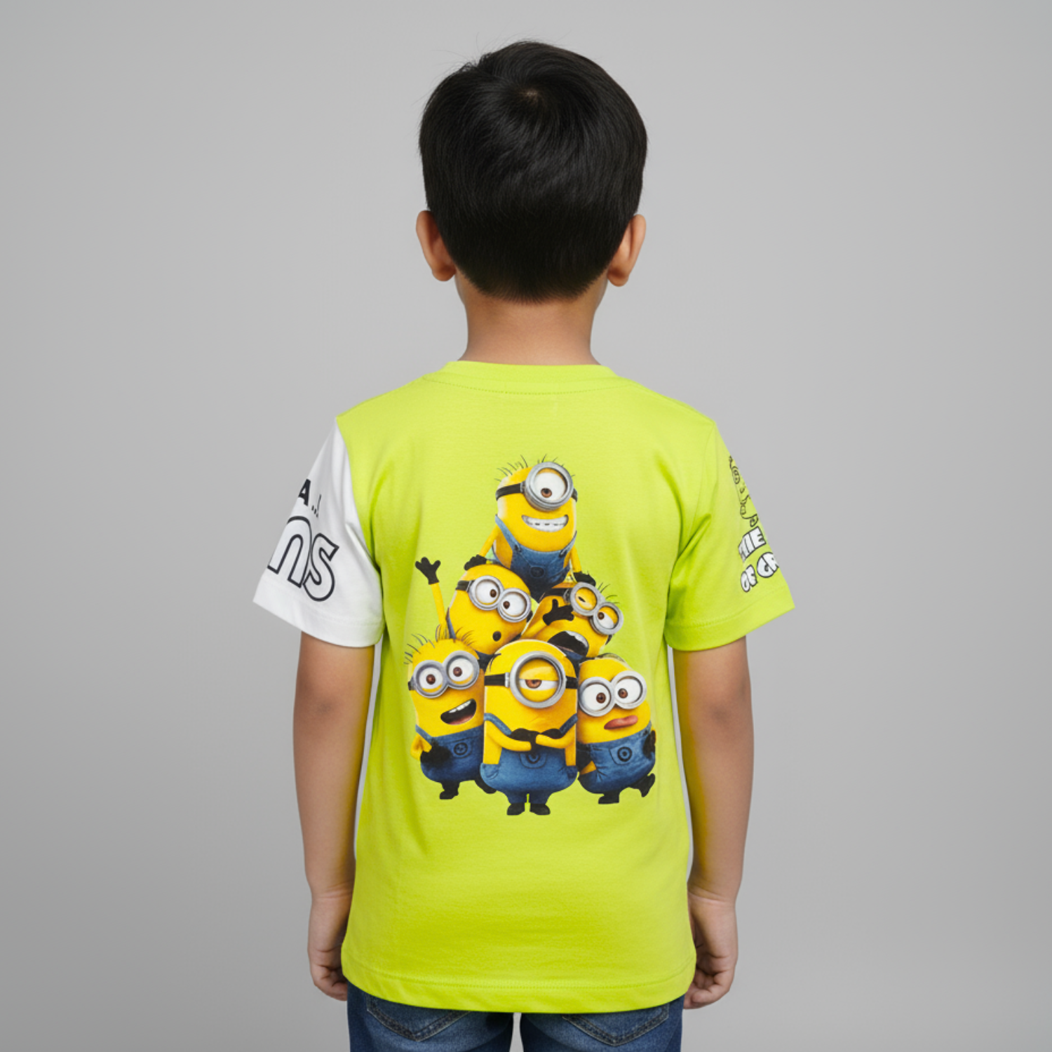 SKETCH Minions Graphic Cotton T-Shirt for Boys (18 Months–12 Years)