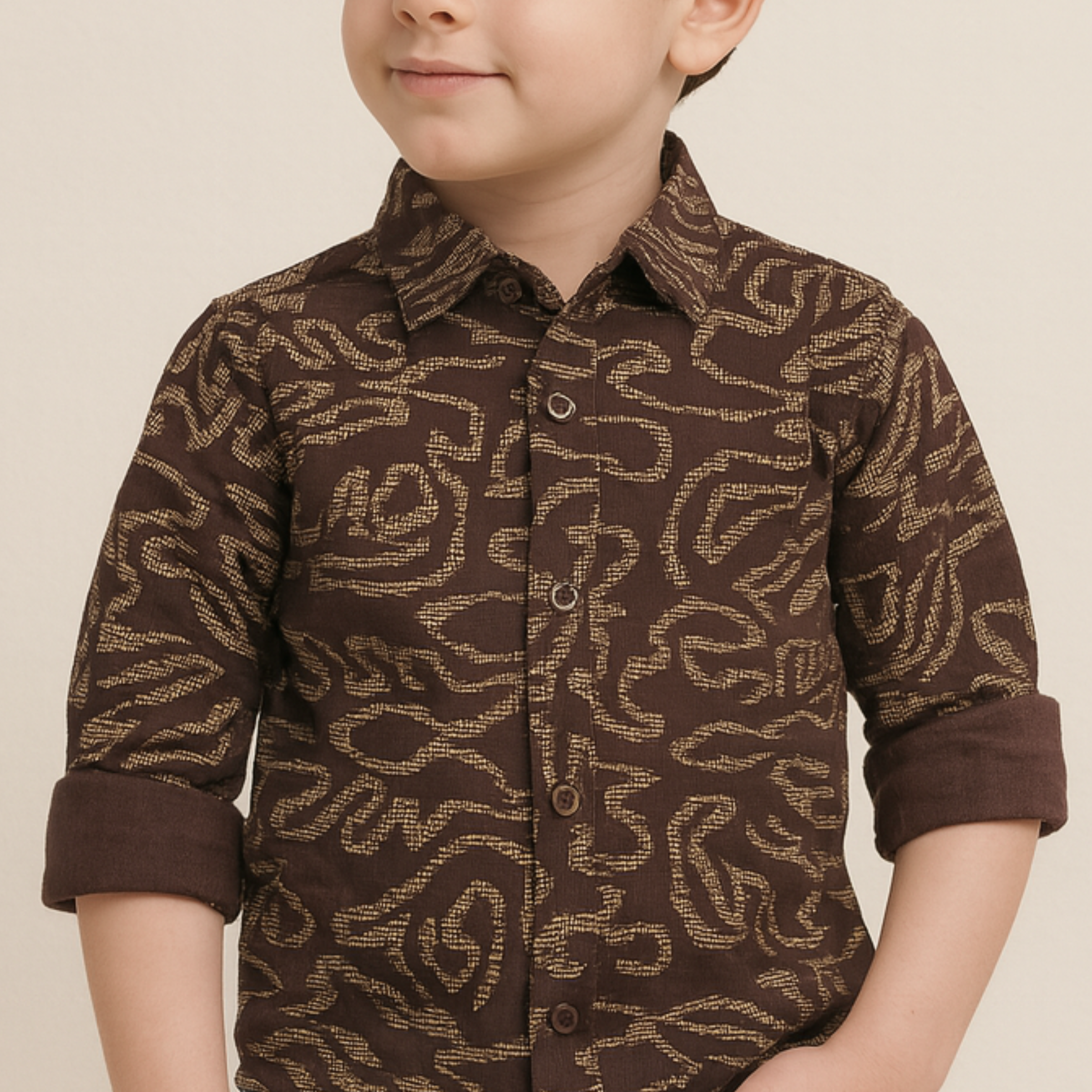 Blazo Boys’ Cadbury Printed Full Sleeve Shirt | Ages 1–10 Years