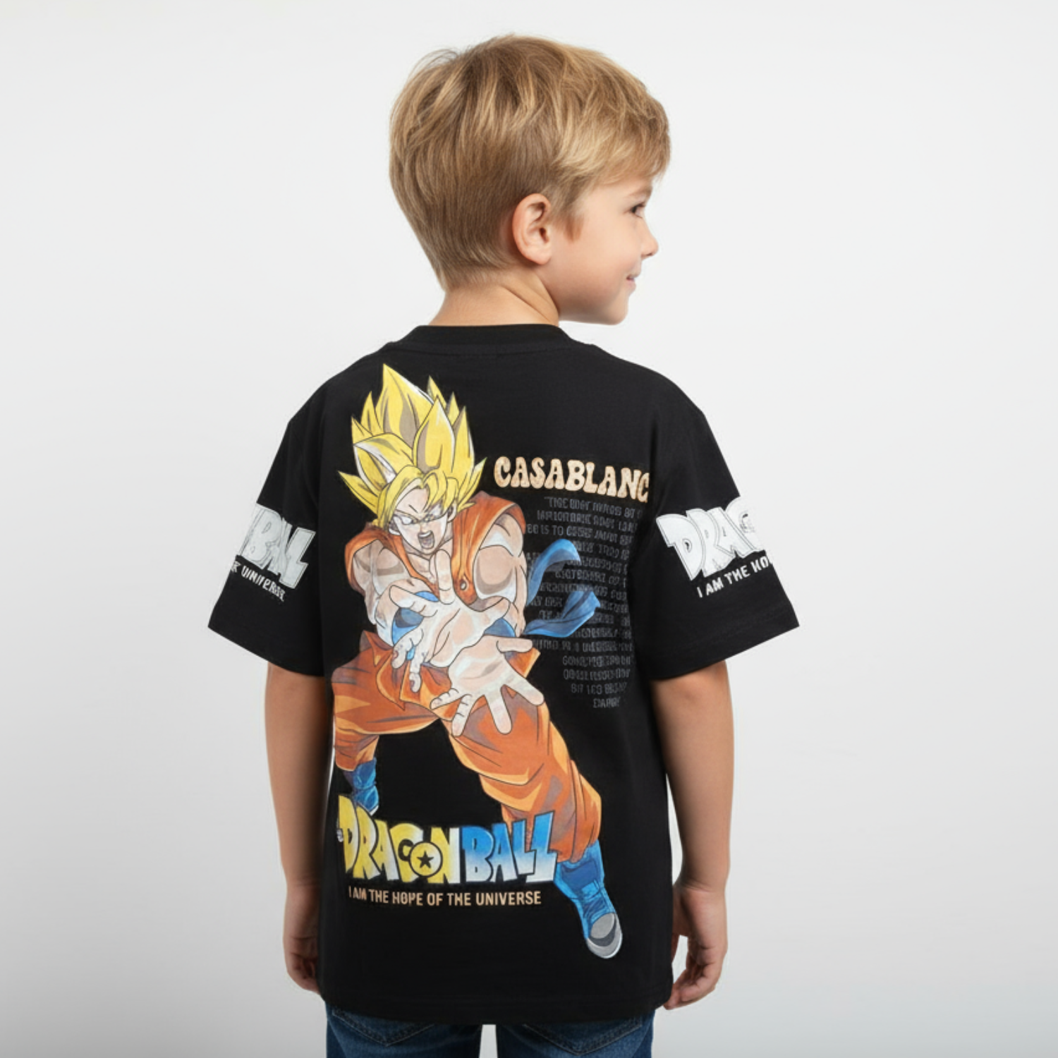 Smile Baby “Dragon Ball” Graphic Kids’ T-Shirt – Green, Black & Red