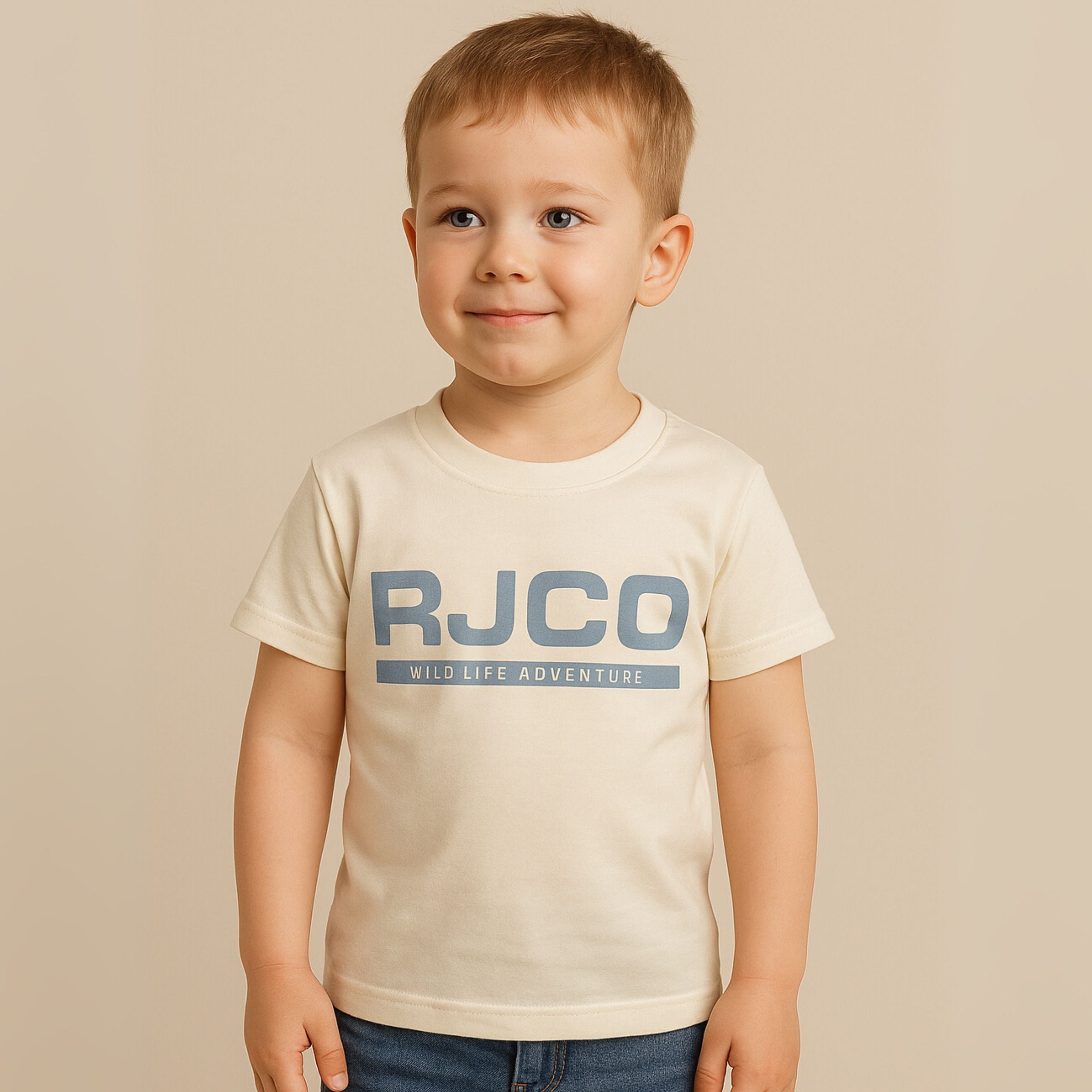 Smile Baby Boys’ Sky & Fawn Casual Shirt and T-Shirt Combo – Ages 3 to 14 Years