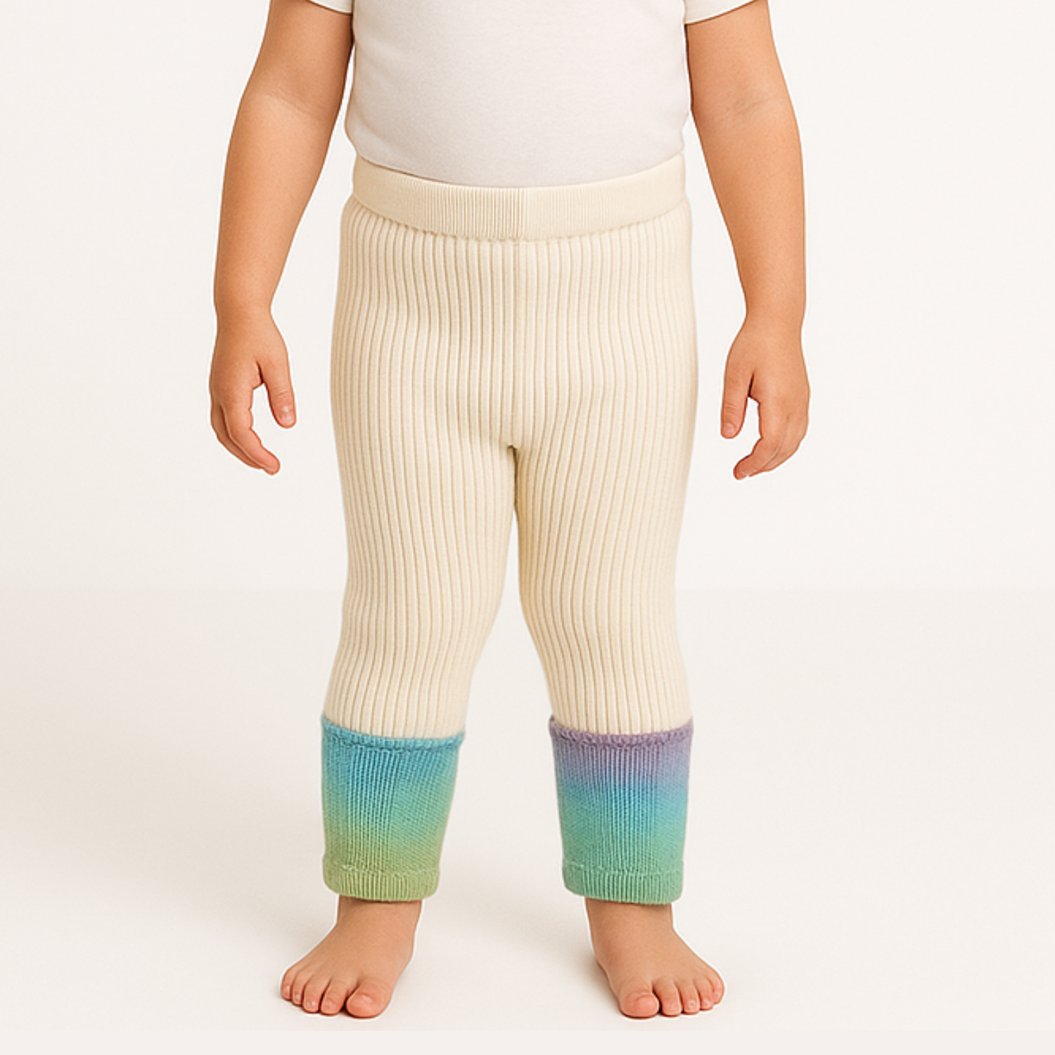 Smile Baby™ Rainbow Knit Sweater & Ribbed Pant Set – Age 6M to 24M