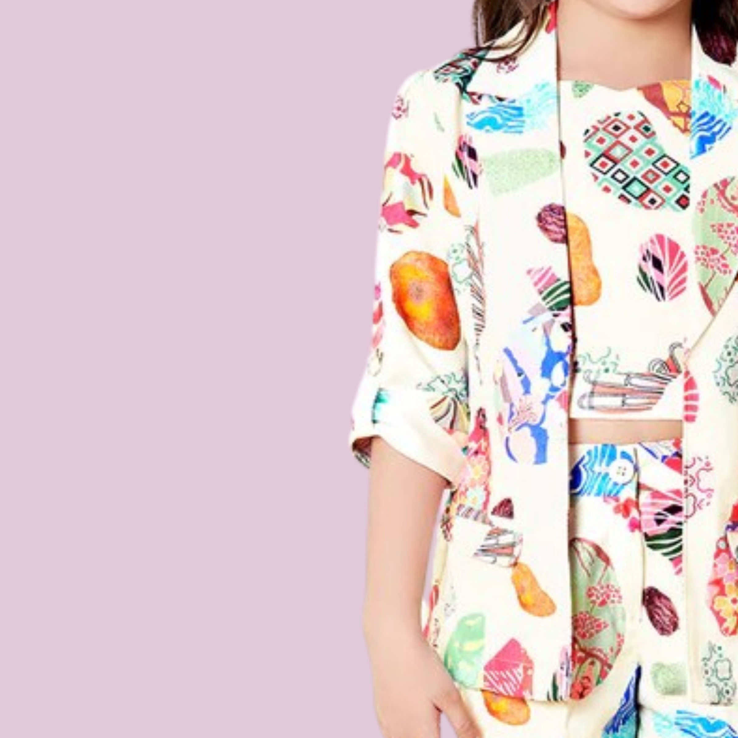 Tiny Baby Cream Colored Short Set