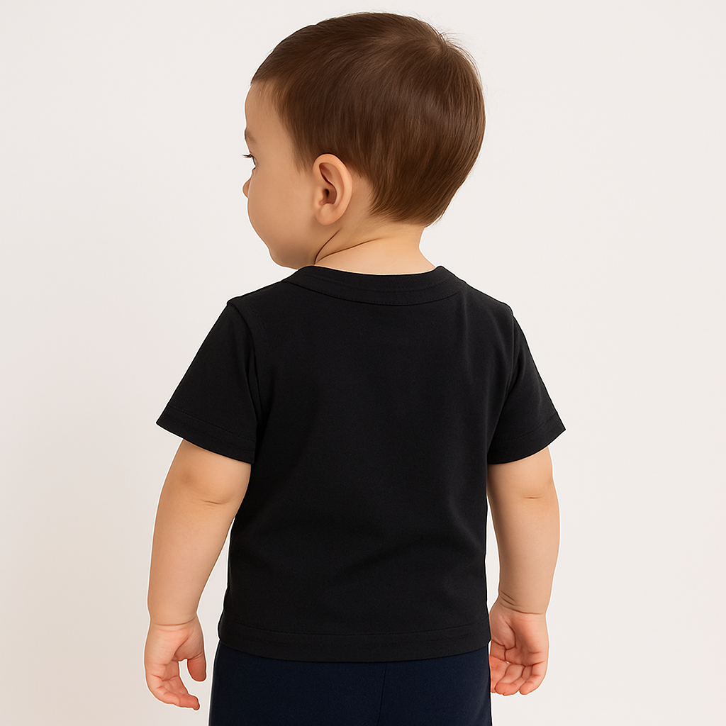 COOLEST Skate Bear Printed T-Shirt for Boys | Age 12 Months – 4 Years | Orange, Neon Green, Black