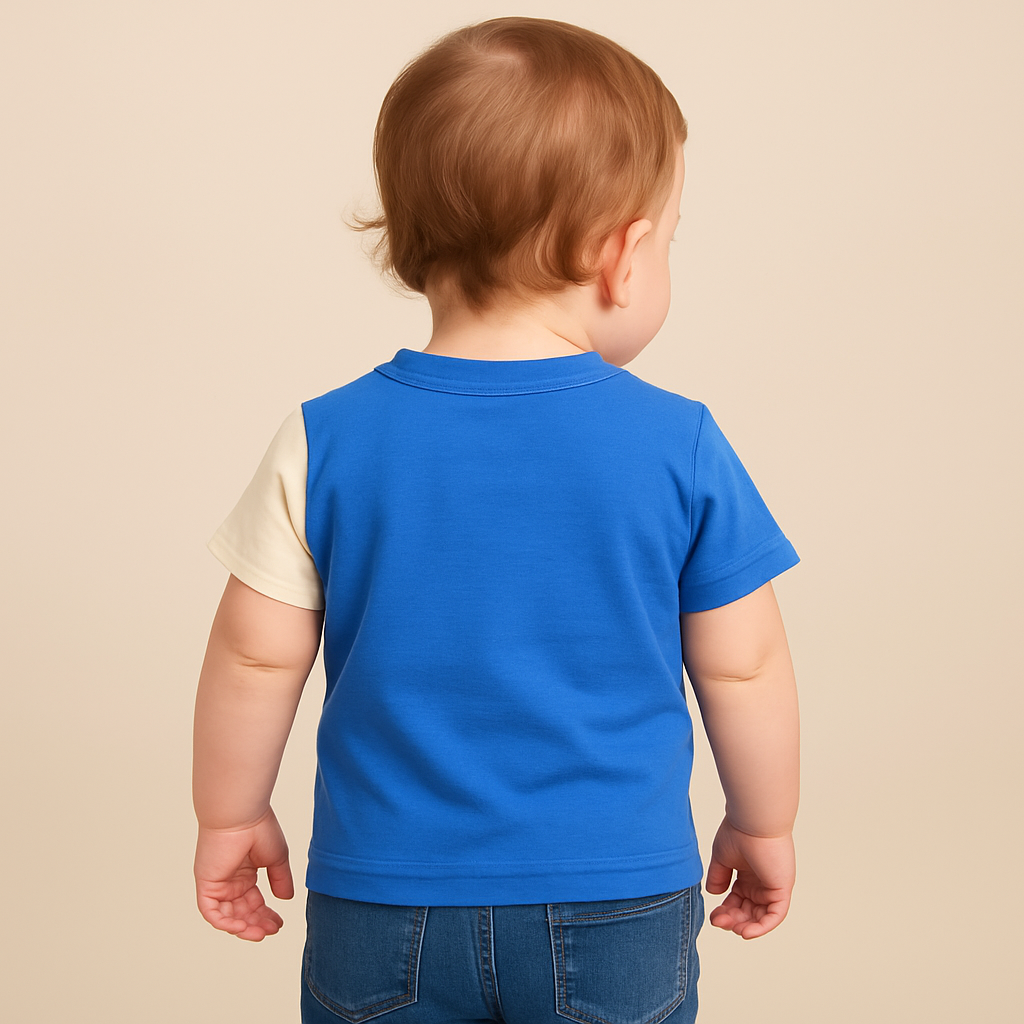 COOLEST Monster Cartoon Printed T-Shirt for Boys | Age 12 Months – 12 Years | Available Colors: Yellow, R.Blue, N.Green