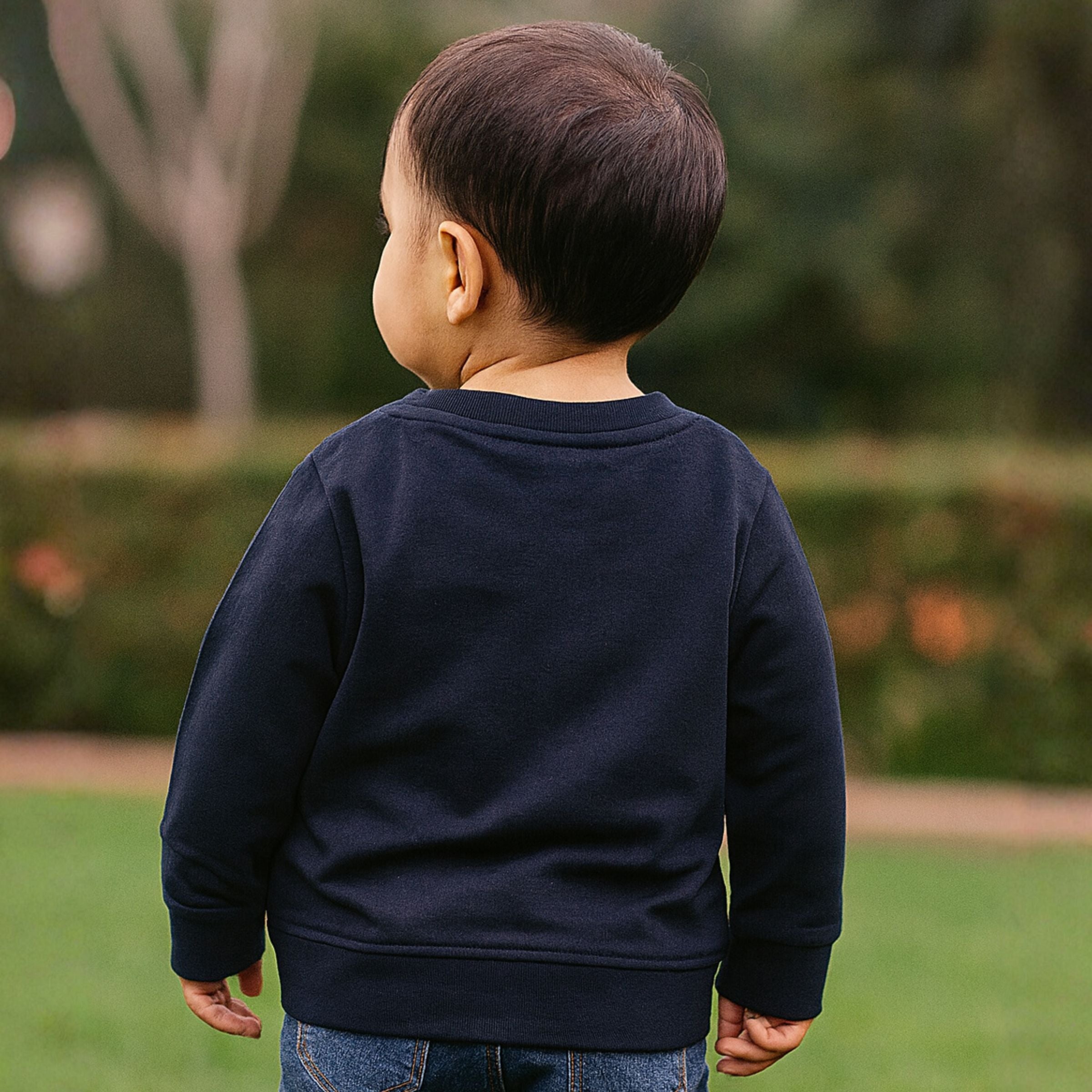 Ollypop Farming Fun Adventure Full Sleeve T-Shirt – Navy & Green (3–24 Months)