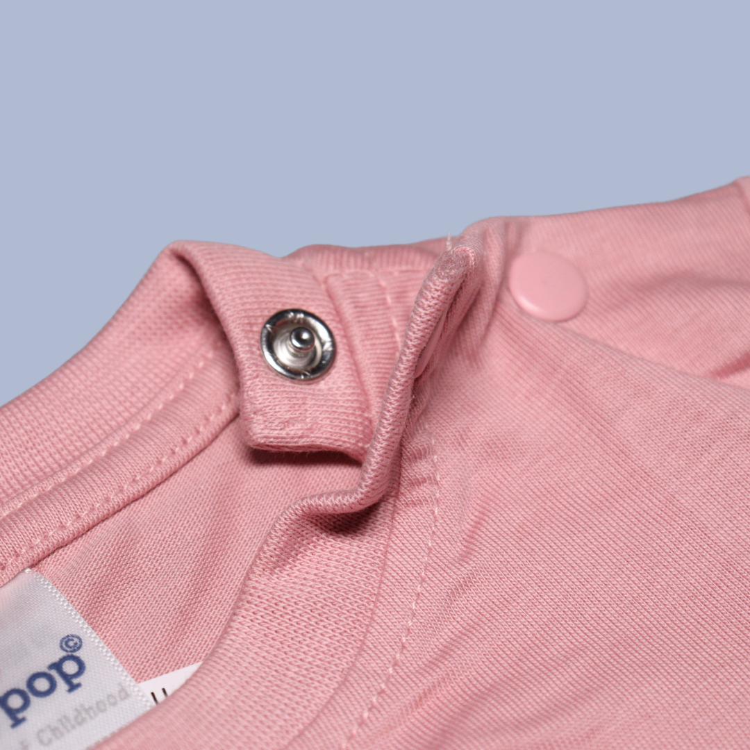 Ollypop Cotton Knit Half Sleeves T-Shirt with Text Print - 10 Colors