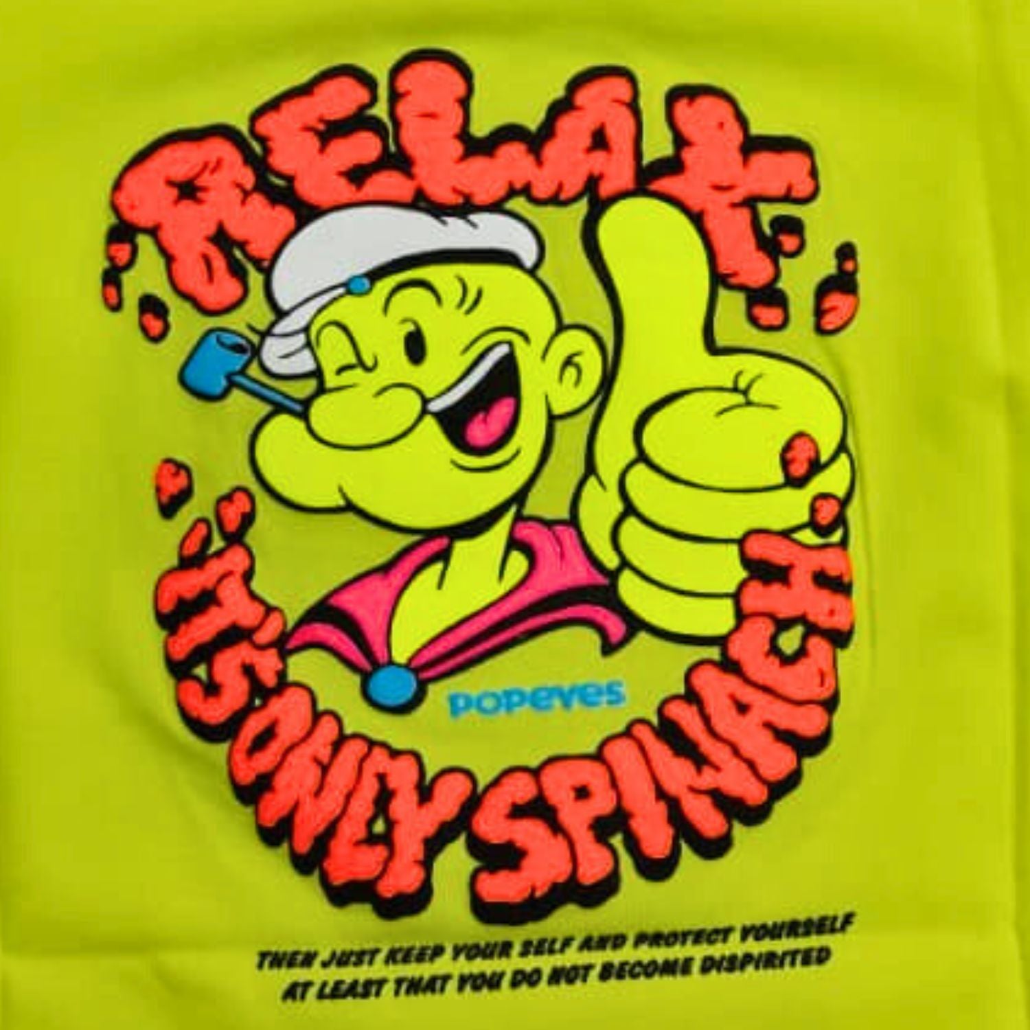 COOLEST Boys Popeye Graphic T-Shirt | Age 12 Months – 12 Years | Cream, R.Green, B.Green