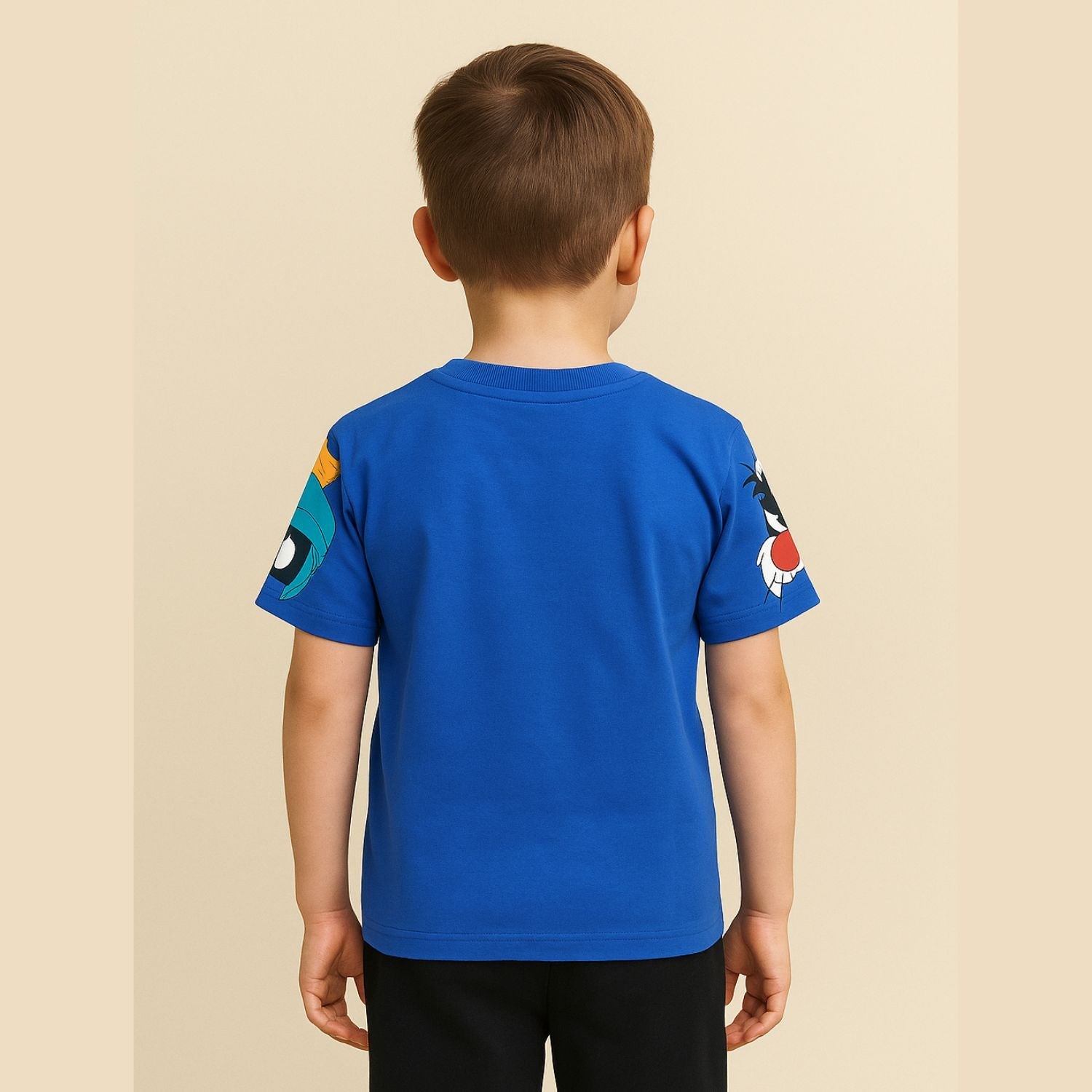 COOLEST Boys Cartoon Print T-Shirt | Daffy Duck & Taz Design | Ages 4–12 Years