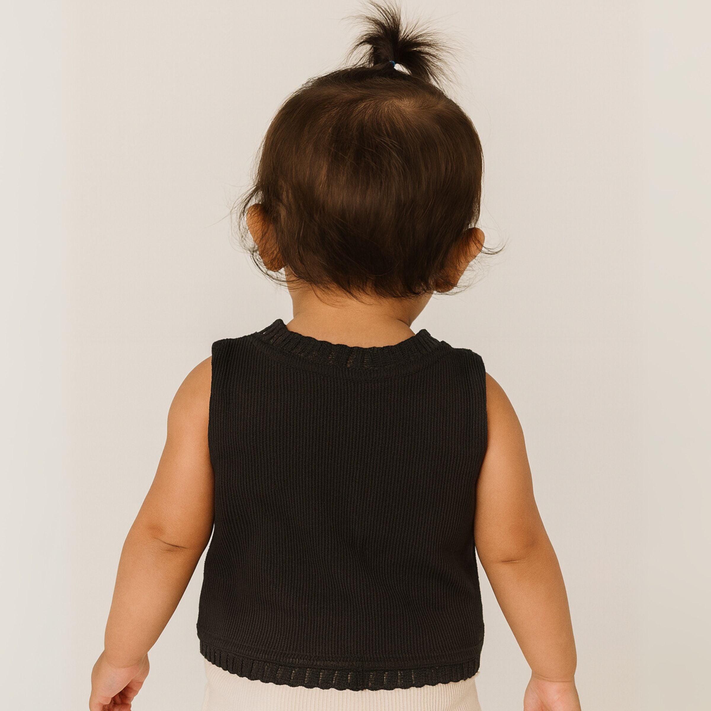 Smile Baby Premium Ribbed Sleeveless Knit Top (18M – 12Y)