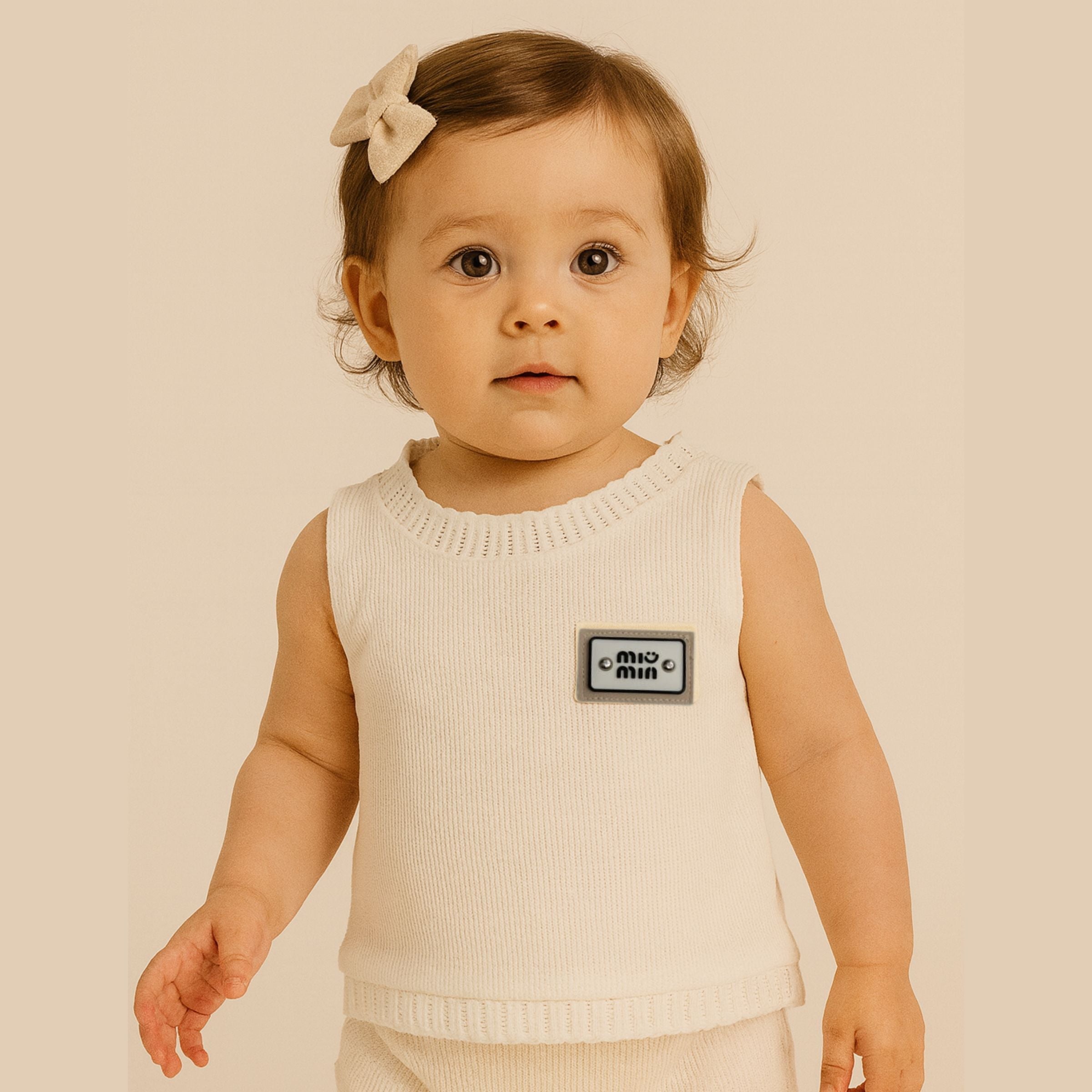 Smile Baby Premium Ribbed Sleeveless Knit Top (18M – 12Y)