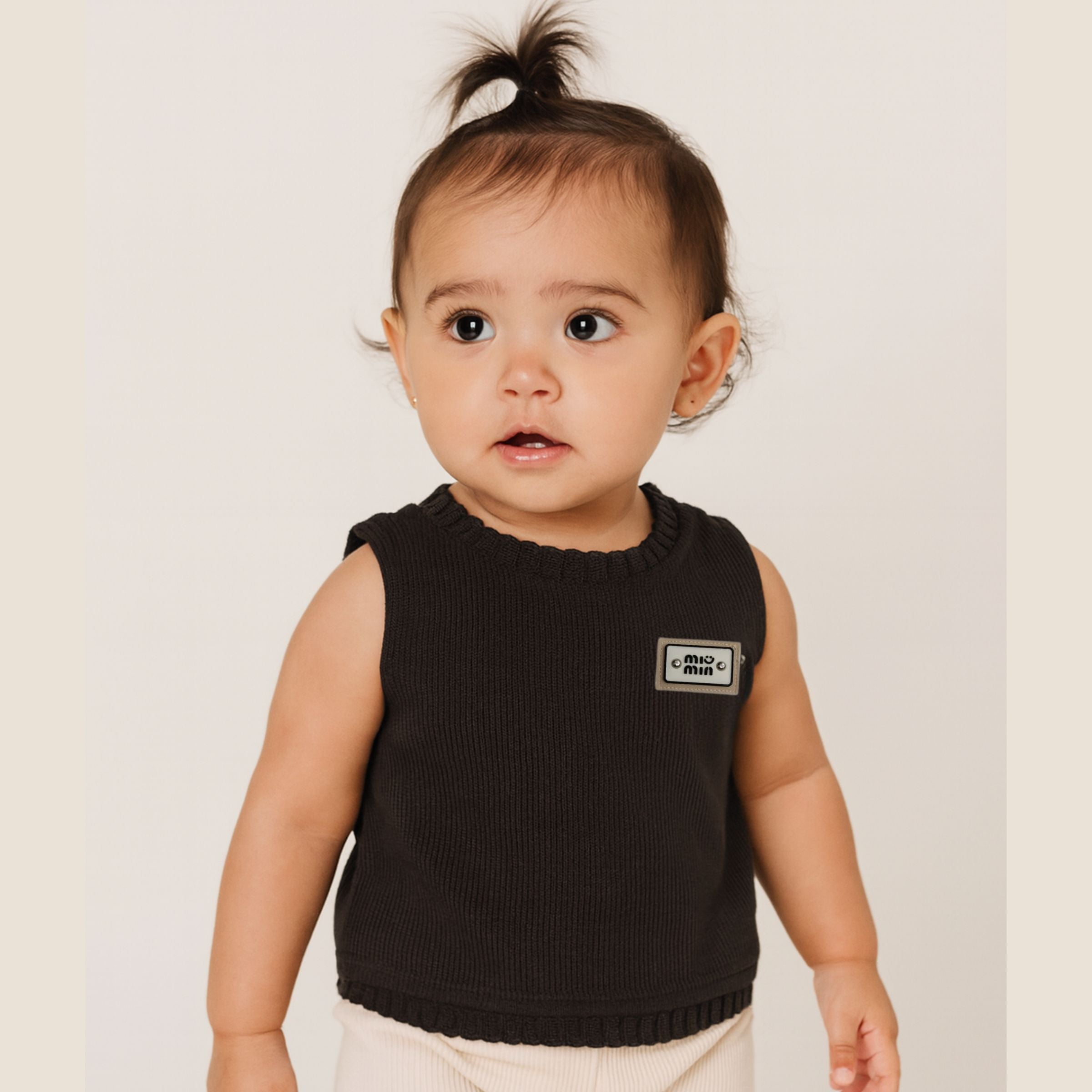 Smile Baby Premium Ribbed Sleeveless Knit Top (18M – 12Y)