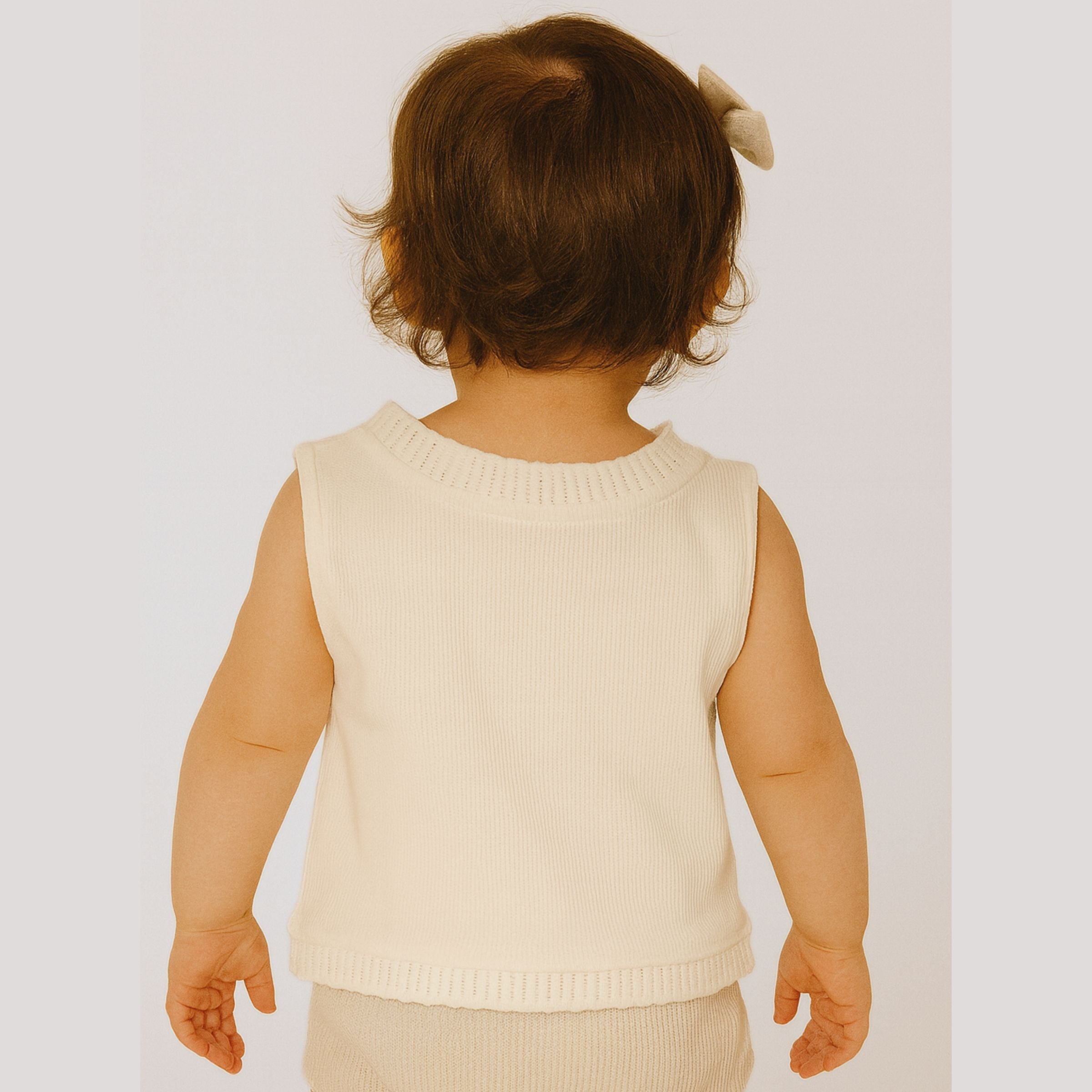 Smile Baby Premium Ribbed Sleeveless Knit Top (18M – 12Y)