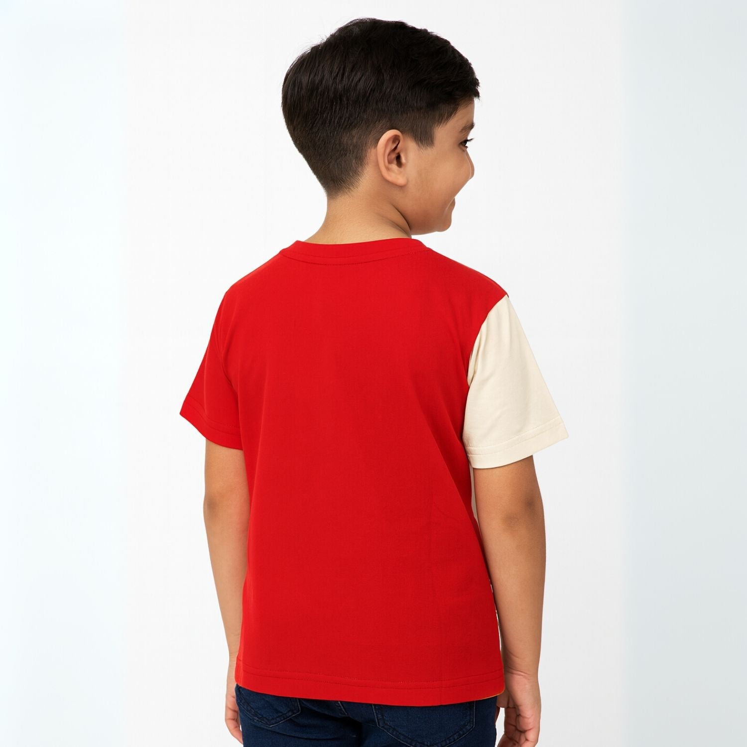 COOLEST Monster Cartoon Printed T-Shirt for Boys | Age 12 Months – 12 Years | Available Colors: Yellow, R.Blue, N.Green