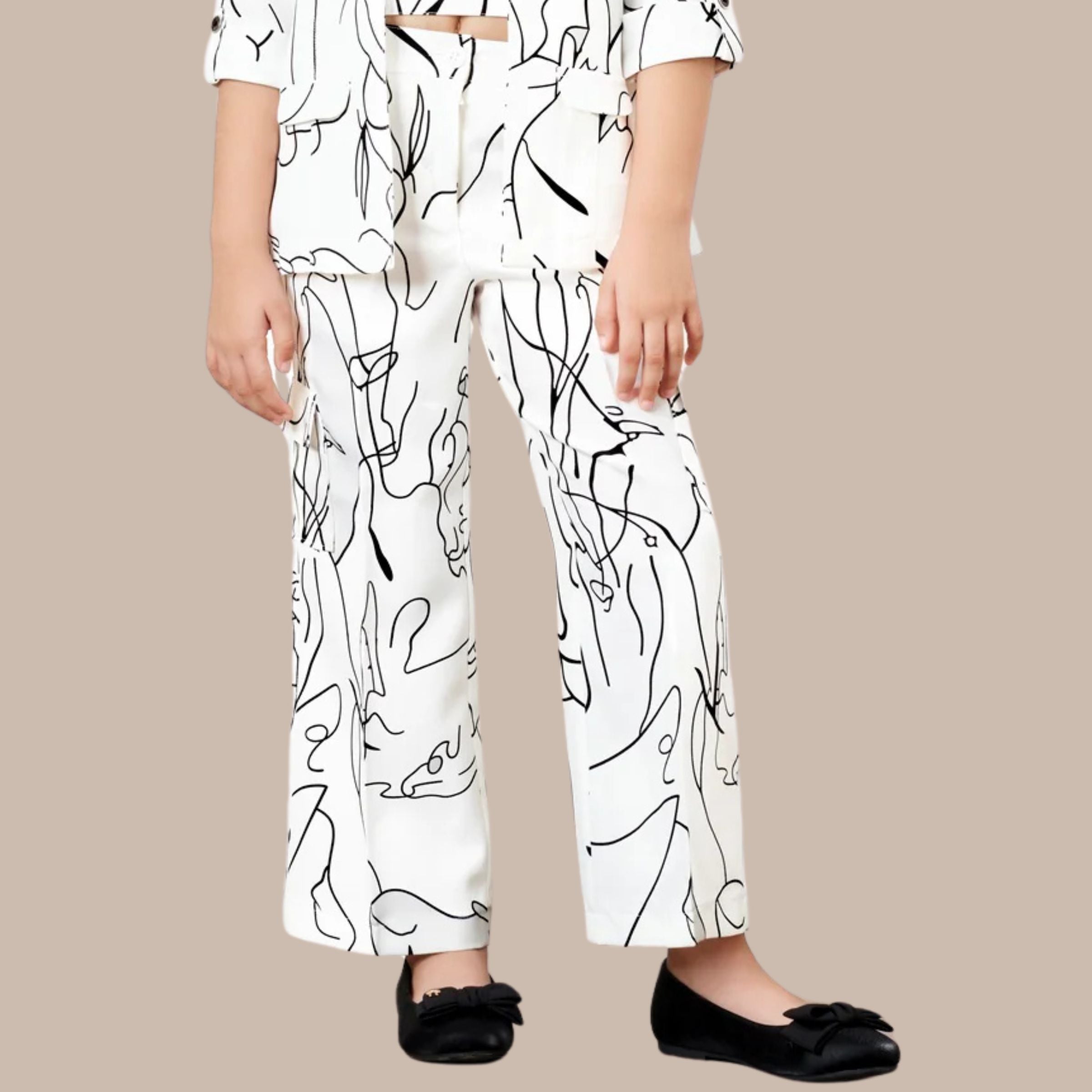 Tiny Baby Girls White 3pec Colored Pant Set