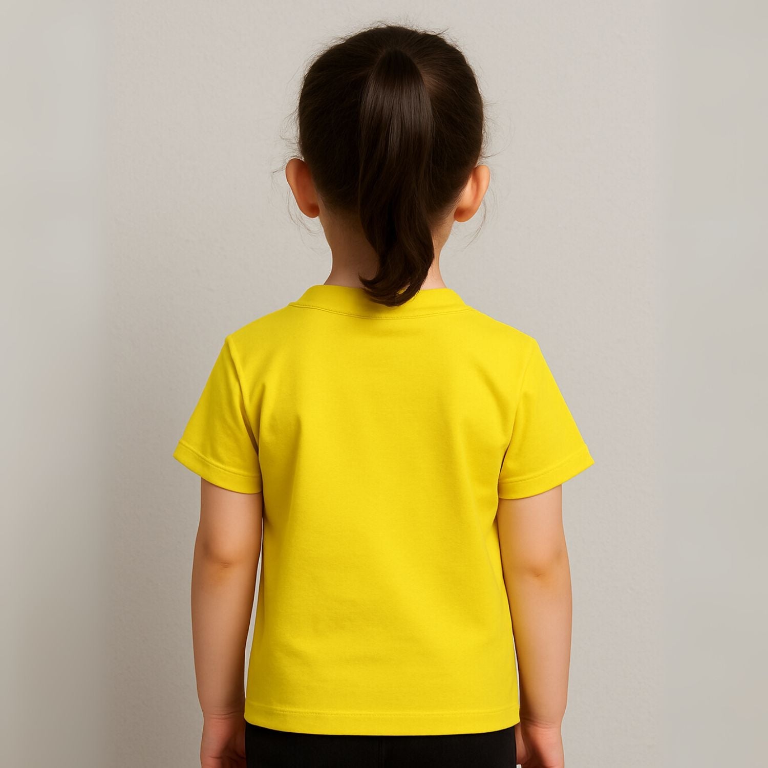 Reverse Xtreme Girls Stylish Graphic Print T-Shirt – Orange , Yellow & Hot Pink | Cute Cartoon Design